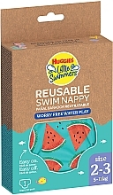 Многоразовые подгузники-трусики для плавания "Little Swimmers Watermelon" 2-3 (5-11 кг), 1 шт. - Huggies — фото N2
