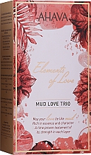 Парфумерія, косметика Набір - Ahava Elements Of Love Mud Love Trio (h/cr/40ml + f/cr/100ml + b/cr/200ml)