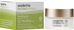 Антивіковий крем для обличчя - SesDerma Factor G Anti-Aging Regenerating Facial Cream — фото N1