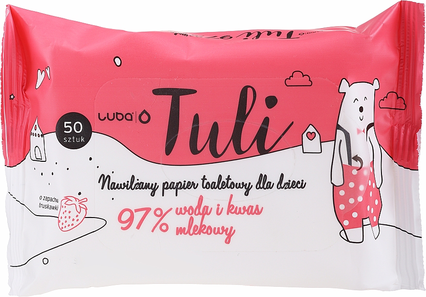 Дитячий вологий папір з молочною кислотою - Luba Tulli Baby Wipes — фото N1