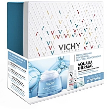 Парфумерія, косметика Набір - Vichy Aqualia Thermale Xmas 2021 (f/cr/50ml + f/booster/10ml + night/cr/15ml + micel/water/100ml)