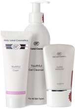 Духи, Парфюмерия, косметика Набор для сухой кожи - Holy Land Cosmetics Youthful Set Dry Skin (cleans/240ml + mask/50ml + crm/70ml)