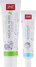 Набор "Medical Herbs + Biocalcium" - SPLAT Professional (toothpast/100ml + toothpast/40ml) — фото N1