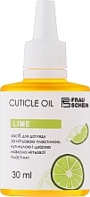 Парфумерія, косметика Олія для кутикули "Лайм" - Frau Schein Cuticle Oil Lime