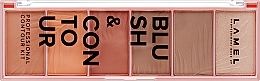Палетка для контурингу - LAMEL Make Up Blush & Contour — фото N2