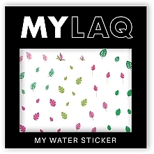 Духи, Парфюмерия, косметика Наклейки для ногтей "Мой разноцветный лист" - MylaQ My Water Sticker My Colourful Leaf 
