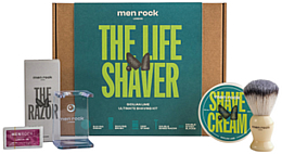 Парфумерія, косметика Набір, 5 продуктів - Men Rock Ultimate Classic Shaving Gift Set Sicilian Lime