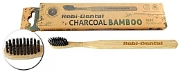 Парфумерія, косметика Зубна щітка M63, м'яка, бамбукова - Mattes Rebi-Dental Charcoal Bamboo