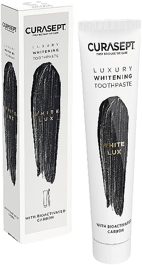 Отбеливающая зубная паста - Curaprox Curasept Whitening Luxury White — фото N1