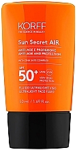Парфумерія, косметика Флюїд-крем для обличчя SPF 50 - Korff Sun Secret Air Anti-Age And Protection SPF 50