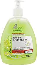 Мягкое крем-мыло для рук и тела "Лайм и грейпфрут" - Natural Spa — фото N2