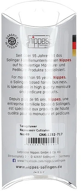 Пушер для кутикулы - Nippes Solingen Cuticle Pusher N49 — фото N3