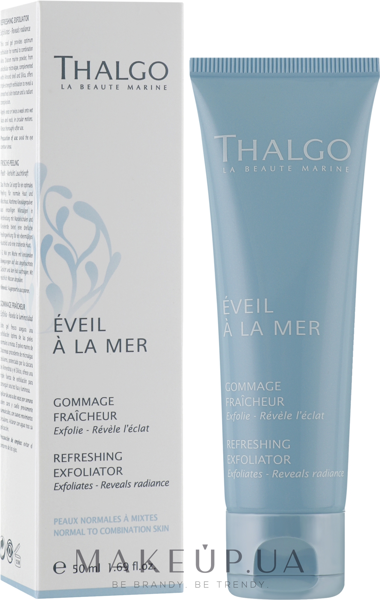 Освіжальний скраб для обличчя - Thalgo Refreshing Exfoliator Eveil A La Mer — фото 50ml