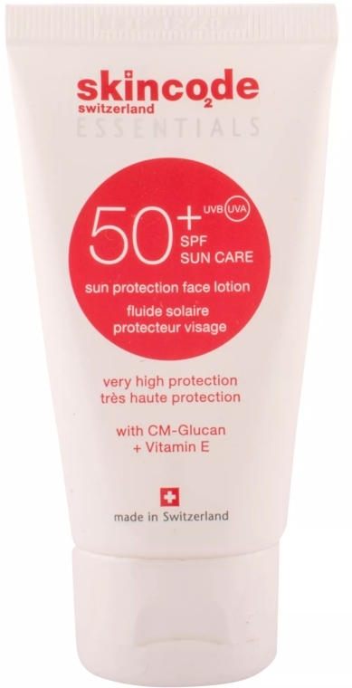 Сонцезахисний лосьйон для обличчя - Skincode Essentials Sun Protection Face Lotion SPF50 — фото N1