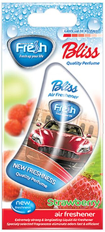 Ароматизатор для автомобіля "Strawberry" - Fresh Way AutoBliss — фото N1