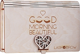 Парфумерія, косметика Набір - Lash Brow Good Morning Beautiful (mascara/10ml + serum/9g + oil/6ml + box)