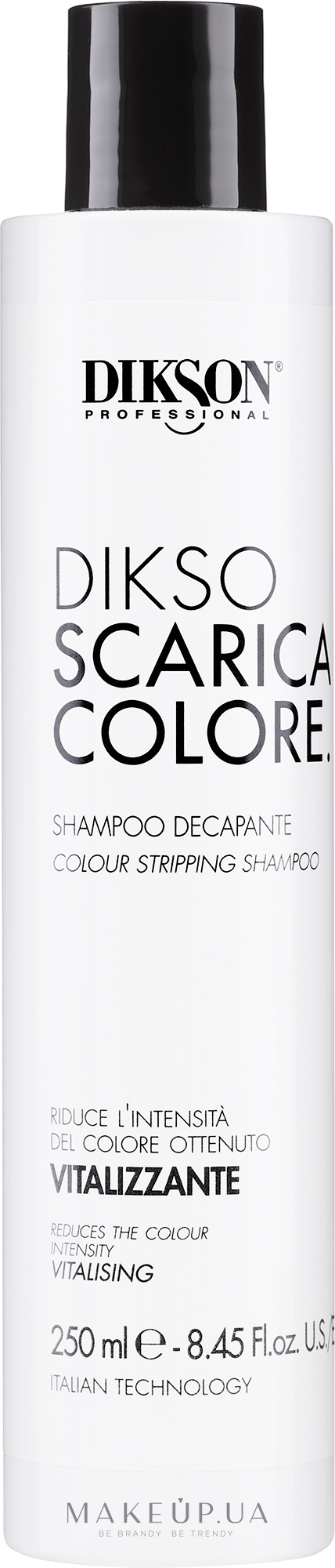 Шампунь для ослабления яркости красителя - Dikson Scaricacolore Shampoo Decapante — фото 250ml
