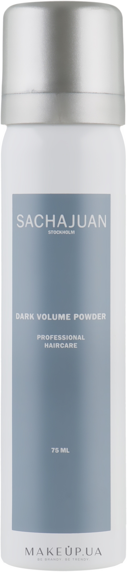 Сухий шампунь для темного волосся - Sachajuan Dark Volume Powder Hair Spray — фото 75ml