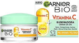 Освітлювальний денний крем - Garnier Bio Vitamin C Brightening Day Cream — фото N2