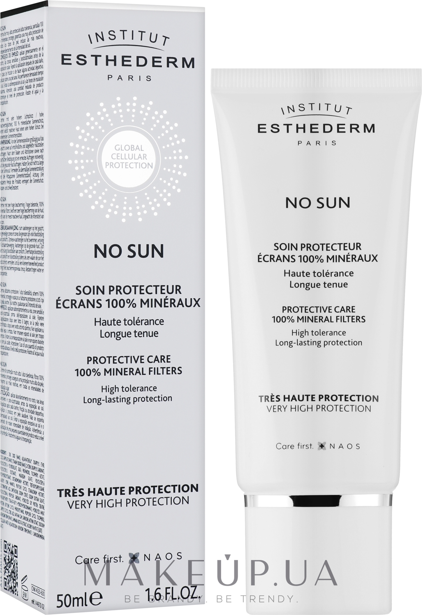 Крем для обличчя - Institut Esthederm No Sun 100% Mineral Screen Protective Care — фото 50ml
