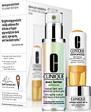 Набор - Clinique Even Better Derm Pro Solutions For Uneven Skin Tone Set(ser/50ml + activator/8.5ml + cr/15ml) — фото N2