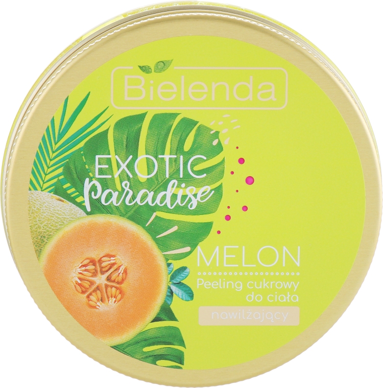 Сахарный скраб для тела увлажняющий "Дыня" - Bielenda Exotic Paradise Moisturising Body Scrub Melon