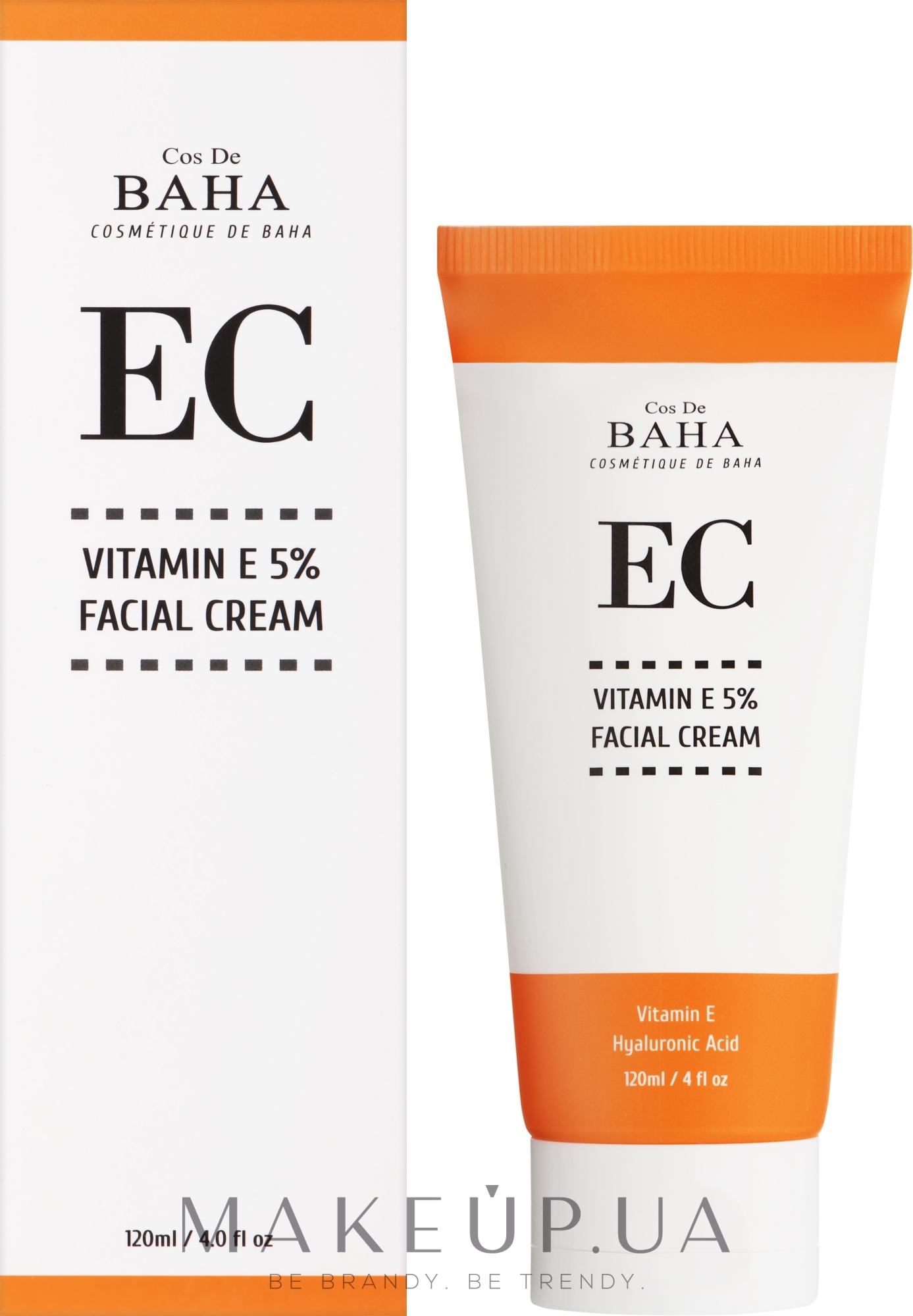 Крем для обличчя з вітаміном Е 5% - Cos De BAHA Vitamin E 5% Facial Cream  — фото 120ml