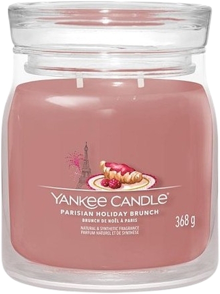 Ароматическая свеча в банке "Parisian Holiday Brunch", 2 фитиля - Yankee Candle Singnature  — фото N1