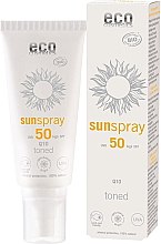 Солнцезащитный спрей с тоном - Sun Spray SPF 50 Toned Q10  — фото N1