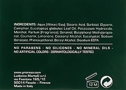 УЦІНКА Крем до гоління з екстрактом евкаліпта і ментолу - Proraso Green Line Pre-Shaving Refreshing and Toning Cream * — фото N6