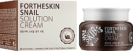 УЦЕНКА Крем для лица с муцином улитки - Fortheskin Snail Solution Cream * — фото N2