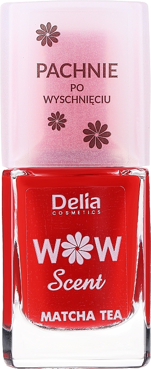 Лак для ногтей - Delia Cosmetics WOW Scent Matcha Tea — фото N1