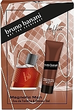 Bruno Banani Magnetic Man - Набор (edt/30ml + sh/gel/50ml) — фото N3