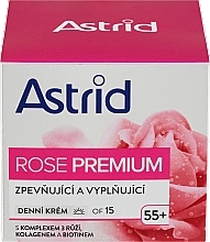Парфумерія, косметика Денний наповнювальний крем для обличчя - Astrid Rose Premium OF15