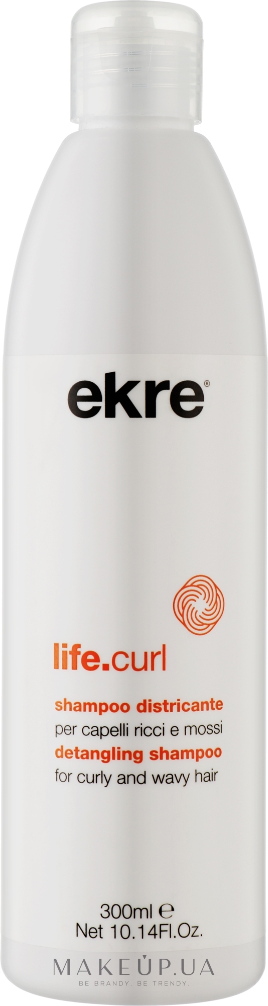 Шампунь для вьющихся и волнистых волос - Ekre Life.Curl Detangling Shampoo — фото 300ml
