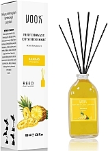 Аромадиффузор "Ананас" - Loris Parfum Woox Reed Diffuser Pineapple — фото N1