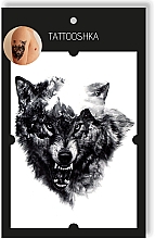 Временное тату "Волк на охоте" - Tattooshka — фото N2