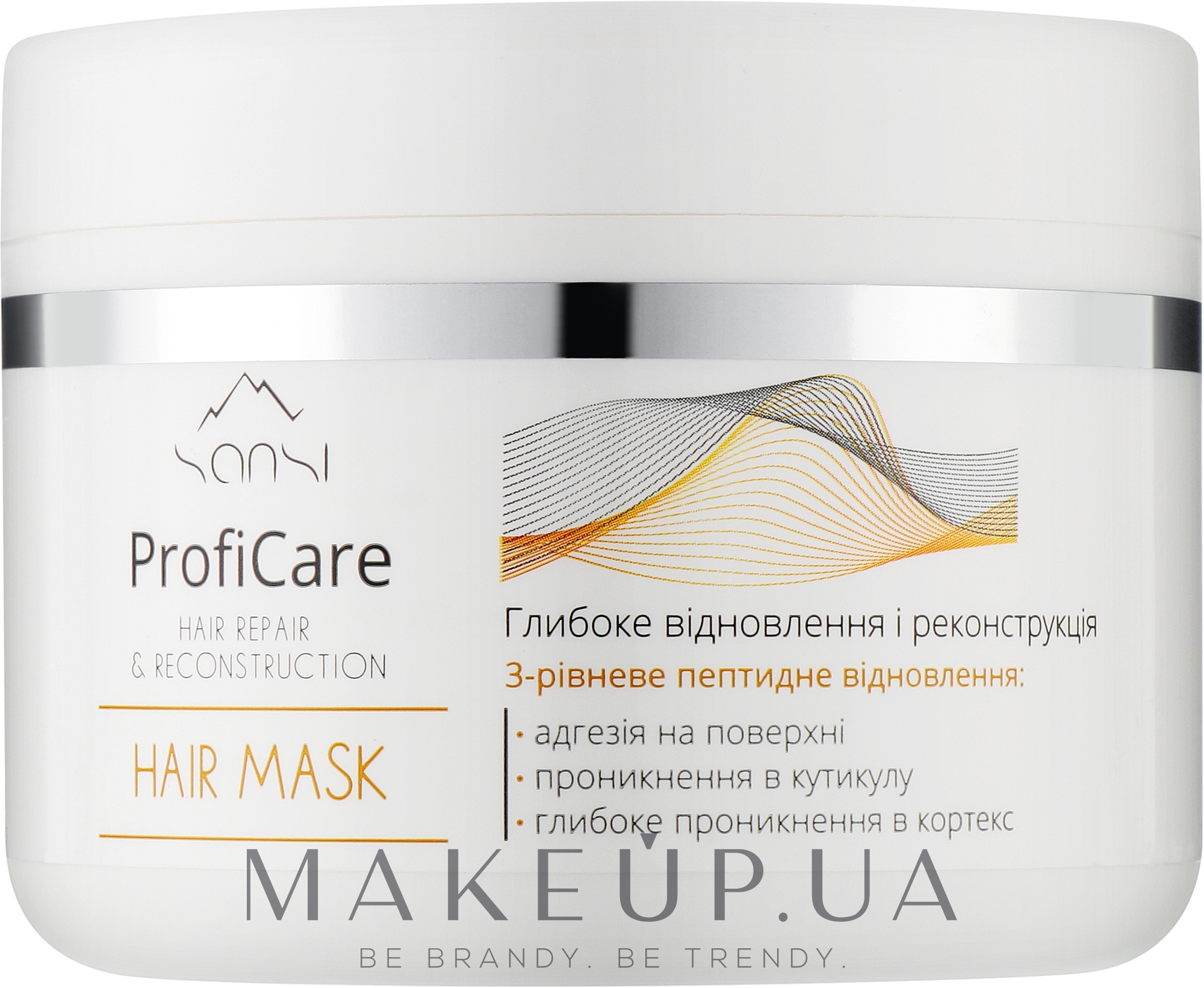 Маска для волосся "Глибоке відновлення та реконструкція" - Sansi ProfiCare Hair Repair & Reconstruction Hair Mask — фото 350ml