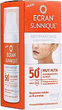 Солнцезащитный уход за лицом - Ecran Sunnique Antimanchas Facial Spf50+ — фото N2