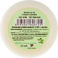 Бальзам для губ - Bione Cosmetics Cannabis Lip Balm with UV Filter and Vitamin E — фото N3