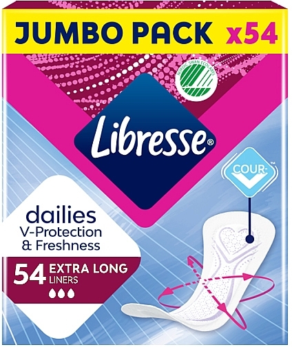 Щоденні прокладки подовжені, 54 шт. - Libresse Dailies Protect