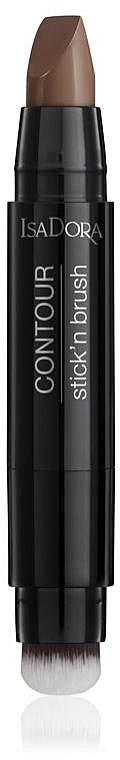 Олівець-стік для контурингу обличчя з пензлем - IsaDora Controur Stick'n Brush — фото N1