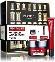 Парфумерія, косметика Набір - L'Oreal Paris Revitalift Laser (f/cr/50ml + eye/cr/15ml)