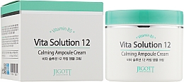 Успокаивающий ампульный крем для лица с витамином В5 - Jigott Vita Solution 12 Calming Ampoule Cream — фото N3