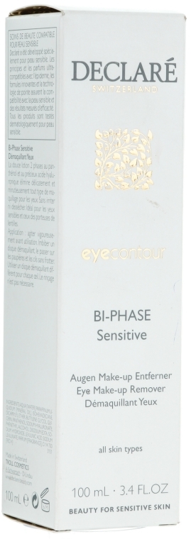 Двухфазный демакияж для области вокруг глаз - Declare Bi-Phase Sensitive Eye Make-up Remover