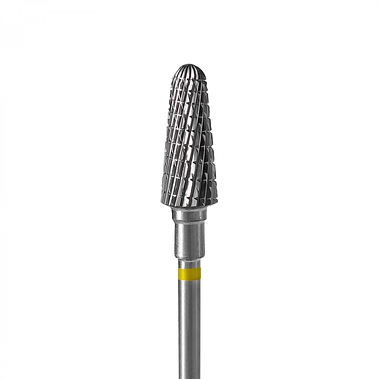 Фреза твердосплавна усічений конус, 6 мм/14 мм, жовта - Staleks Pro Expert Frustum Yellow — фото N1