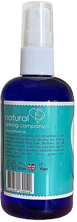 Спрей заспокійливий для тіла - Natural Birthing Company Bottoms Up Soothing Bottom Spray — фото N4