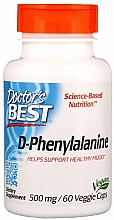 Парфумерія, косметика D-фенілаланін, 500мг - Doctor's Best D-Phenylalanine