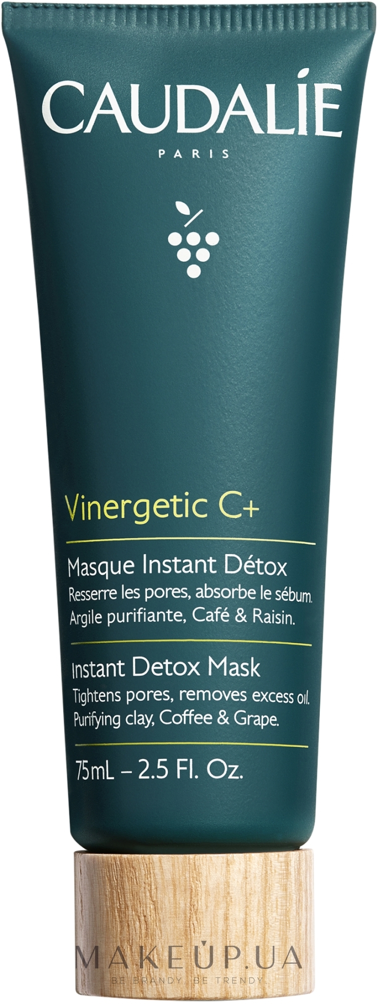 Маска-детокс для лица - Caudalie Vinergetic C+ Instant Detox Mask — фото 75ml