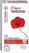 Гель для интимной гигиены «Нежный уход» - Dr. Sante Femme Intime — фото N2
